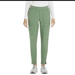 Women’s Scrubstar Elm Green Mid-Rise Cargo Scrubs Size 3X